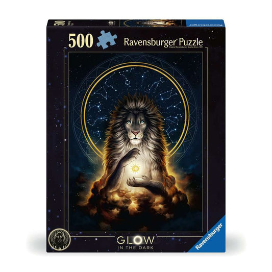 Ravensburger Puzzle - Glow in the Dark: Leuchtender Löwe, 500 Teile
