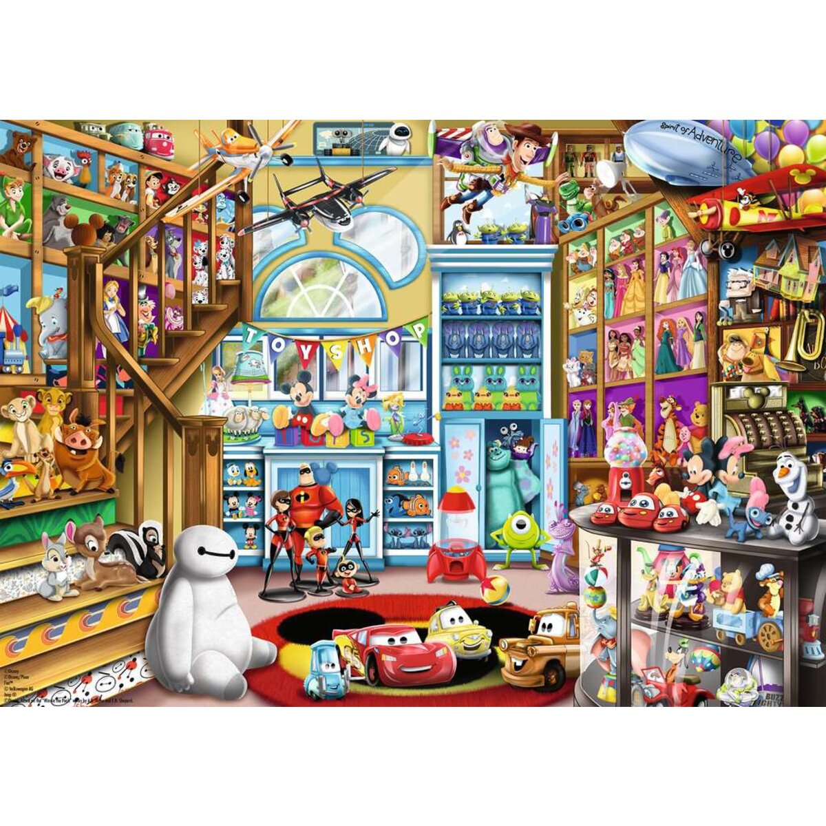 Ravensburger Puzzle - Im Spielzeugladen, 1000 Teile