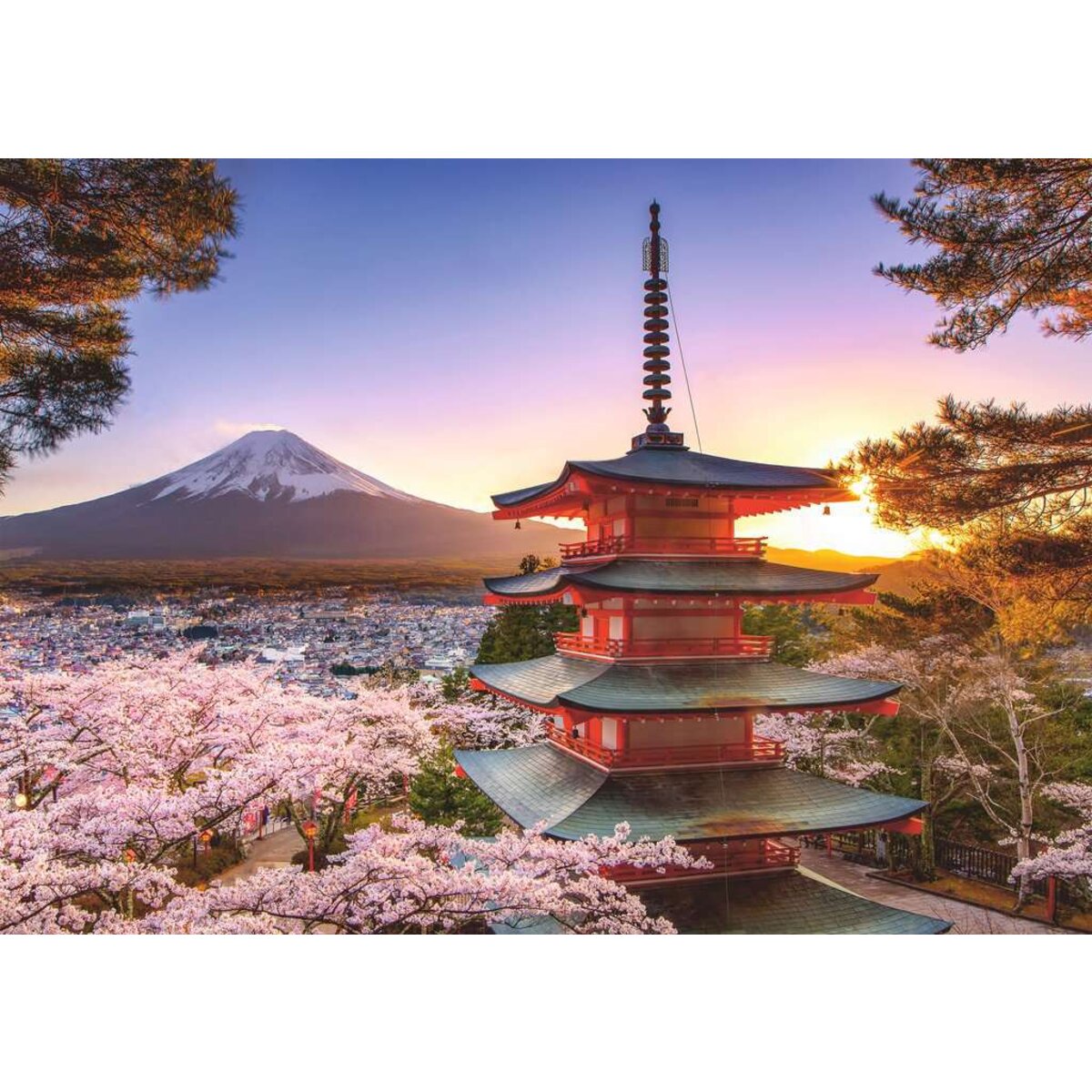 Ravensburger Puzzle - Kirschblüte in Japan, 1000 Teile