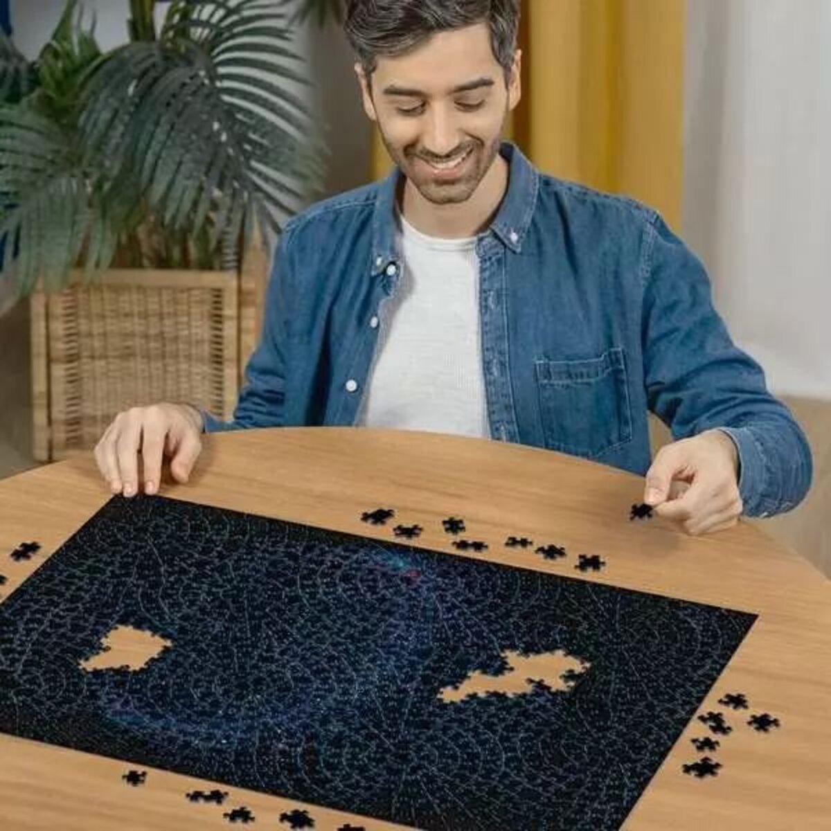 Ravensburger Puzzle - Krypt Universe Glow, 881 Teile