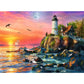 Ravensburger Puzzle - Leuchtturm am Abend, 500 Teile