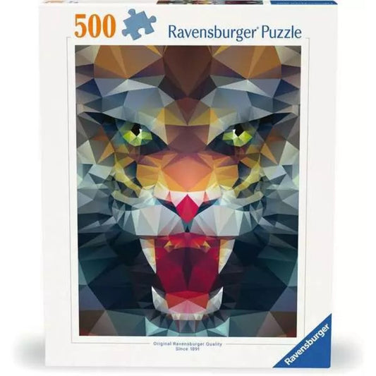 Ravensburger Puzzle - Löwe aus Polygonen, 500 Teile