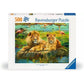 Ravensburger Puzzle - Löwen in der Savanne, 500 Teile
