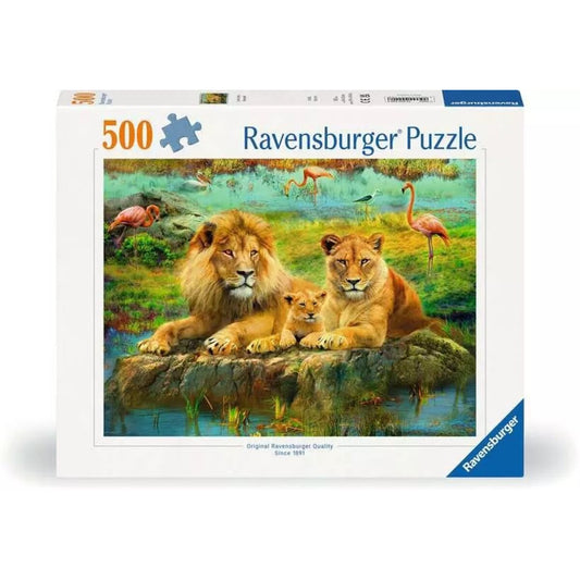 Ravensburger Puzzle - Löwen in der Savanne, 500 Teile