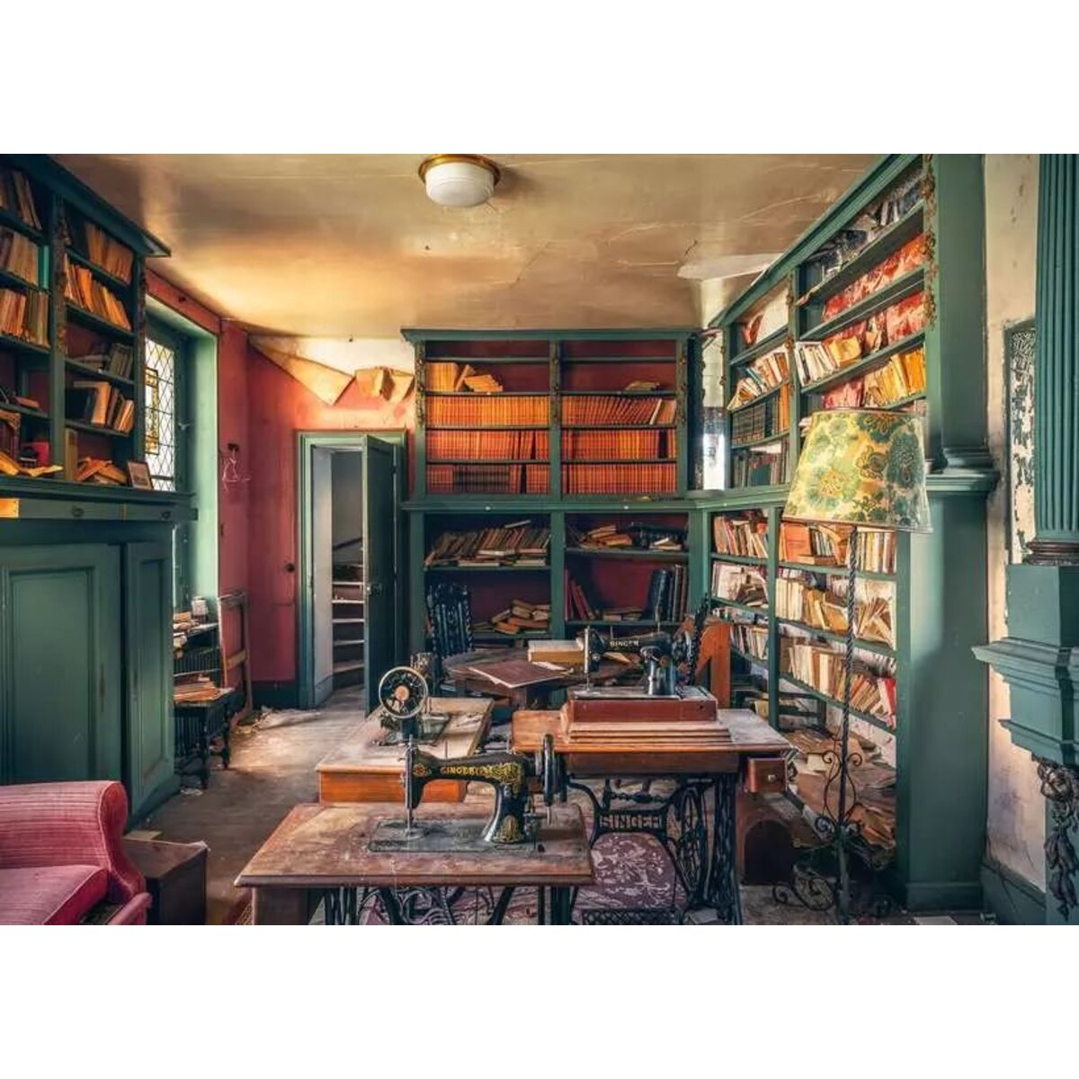Ravensburger Puzzle - Mysterious castle library, 1000 Teile