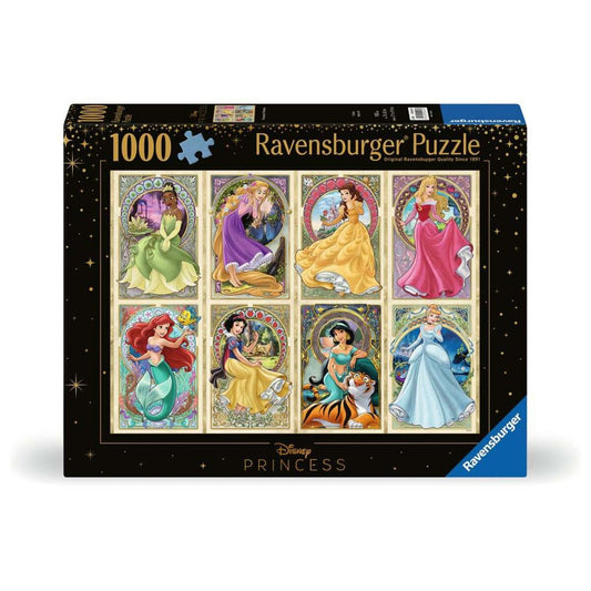 Ravensburger Puzzle - Nouveau Art Prinzessinnen, 1000 Teile