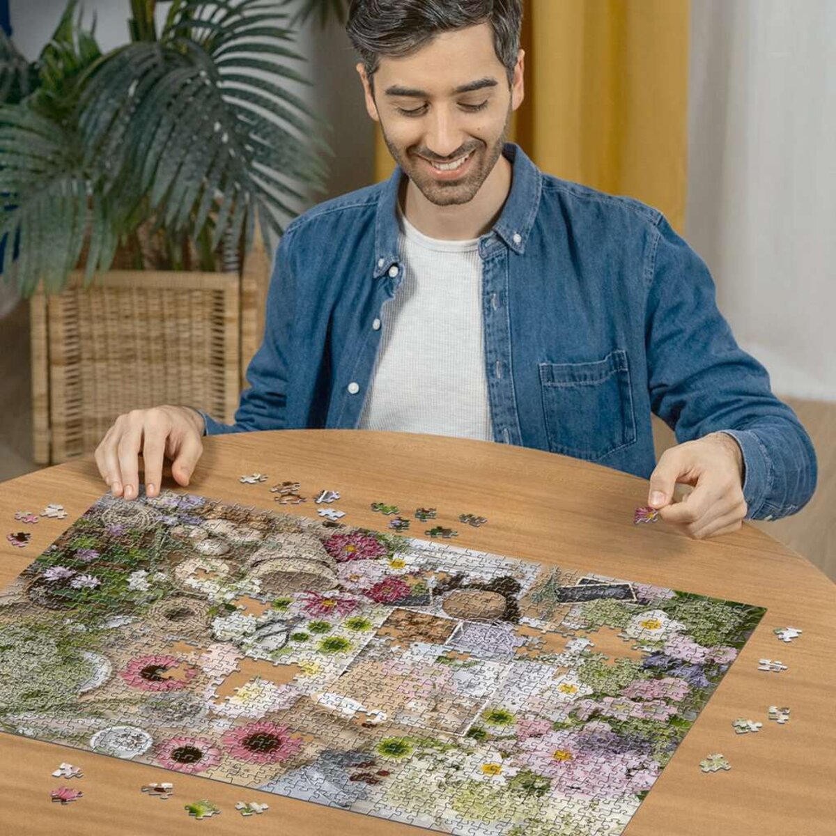 Ravensburger Puzzle - Prachtvolle Blumenliebe, 1000 Teile