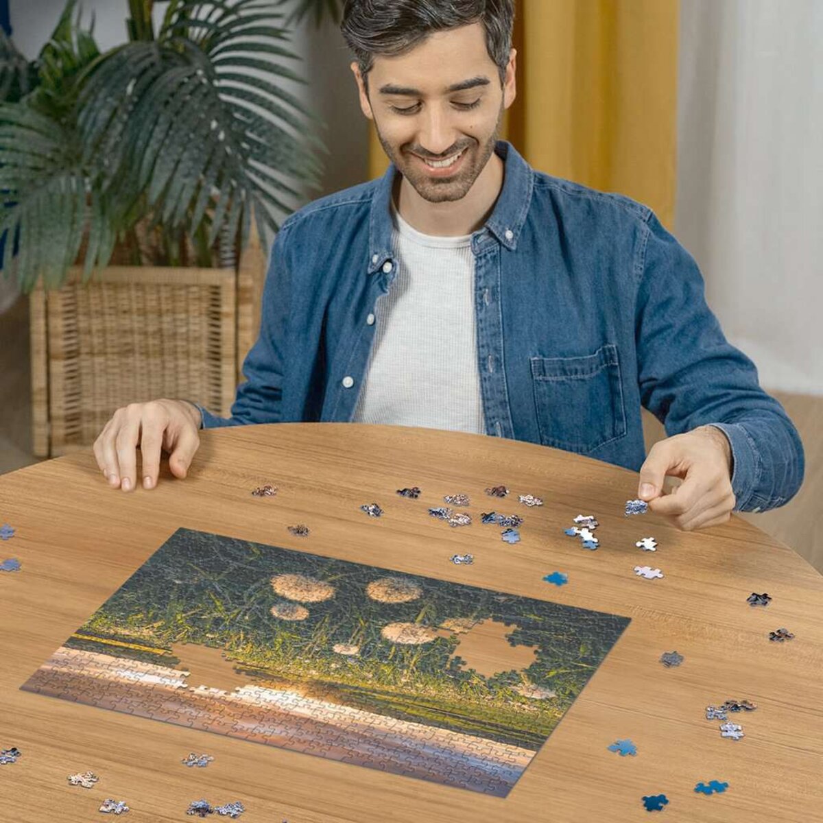 Ravensburger Puzzle - Pusteblumen im Sonnenuntergang, 1000 Teile