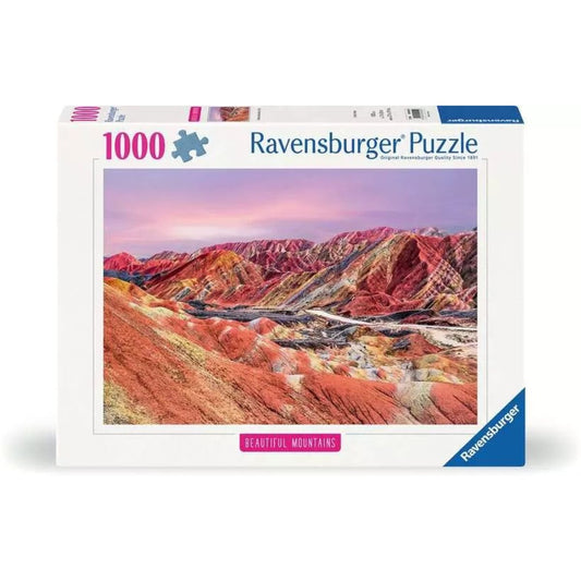 Ravensburger Puzzle - Regenbogenberge, China, 1000 Teile