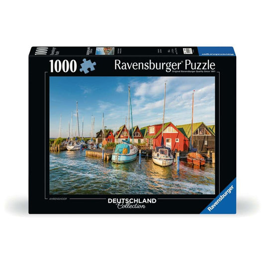 Ravensburger Puzzle - Romantische Hafenwelt von Ahrenshoop, 1000 Teile