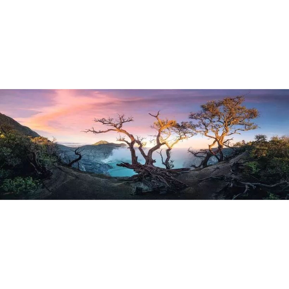 Ravensburger Puzzle - Schwefelsäure See am Mount Ijen, Java, 1000 Teile