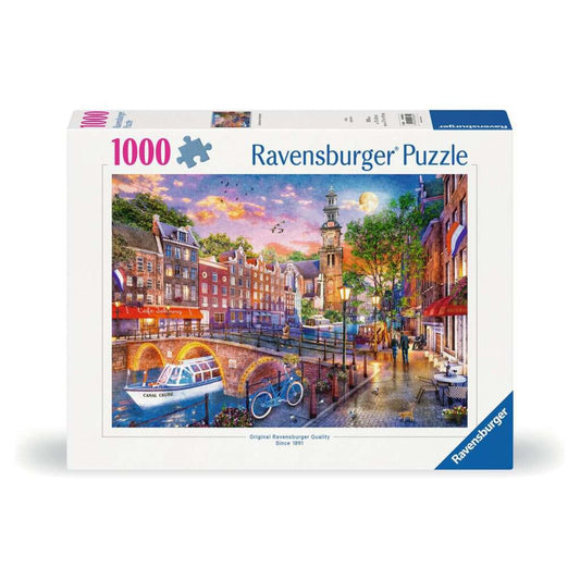 Ravensburger Puzzle - Sonnenuntergang Amsterdam, 1000 Teile