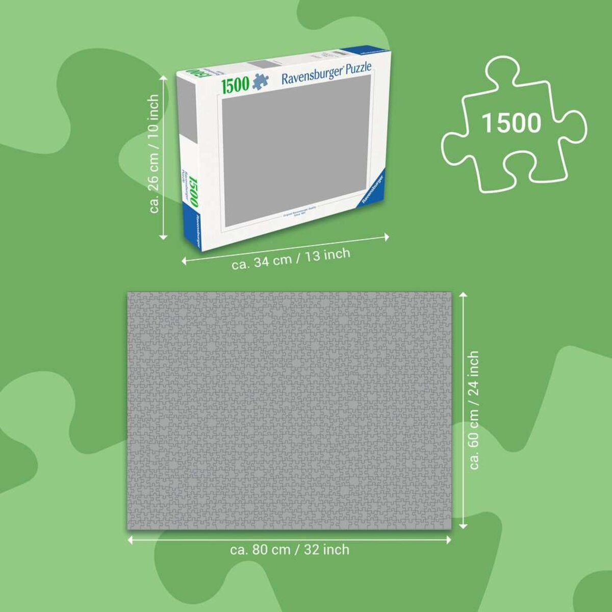 Ravensburger Puzzle - Spektakulärer Regenbogen, 1500 Teile