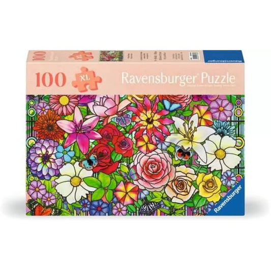 Ravensburger Puzzle 100 Teile Blumenfenster 30 x 22 cm