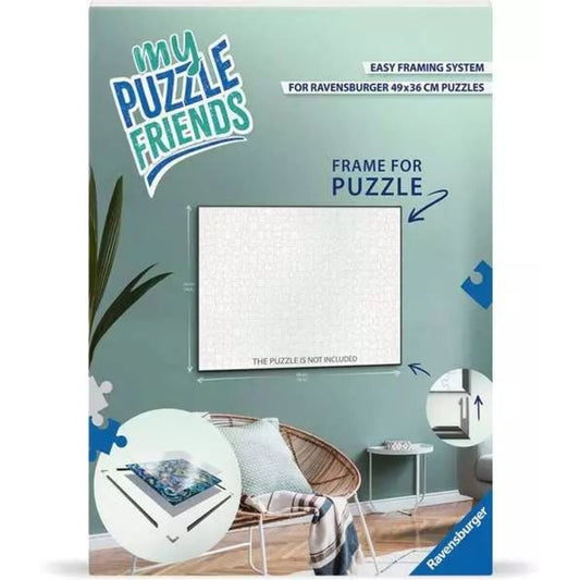 Ravensburger Puzzle-Rahmen weiß 500 Teile, Format 50 x 37 cm
