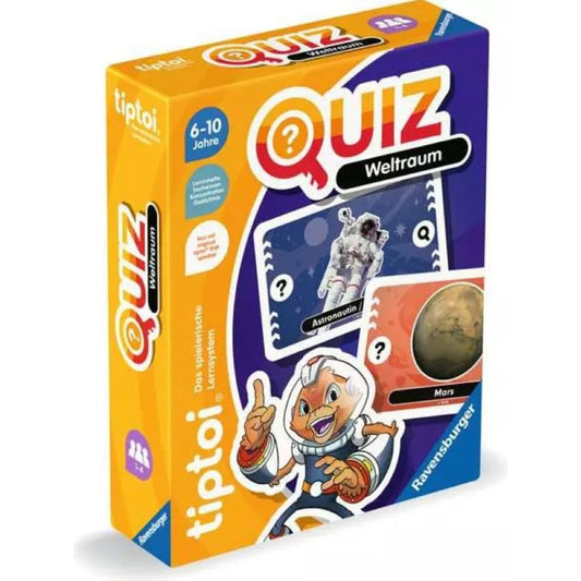 Ravensburger tiptoi Quiz Weltraum Reisespiel ab 6 Jahren Lernspiel