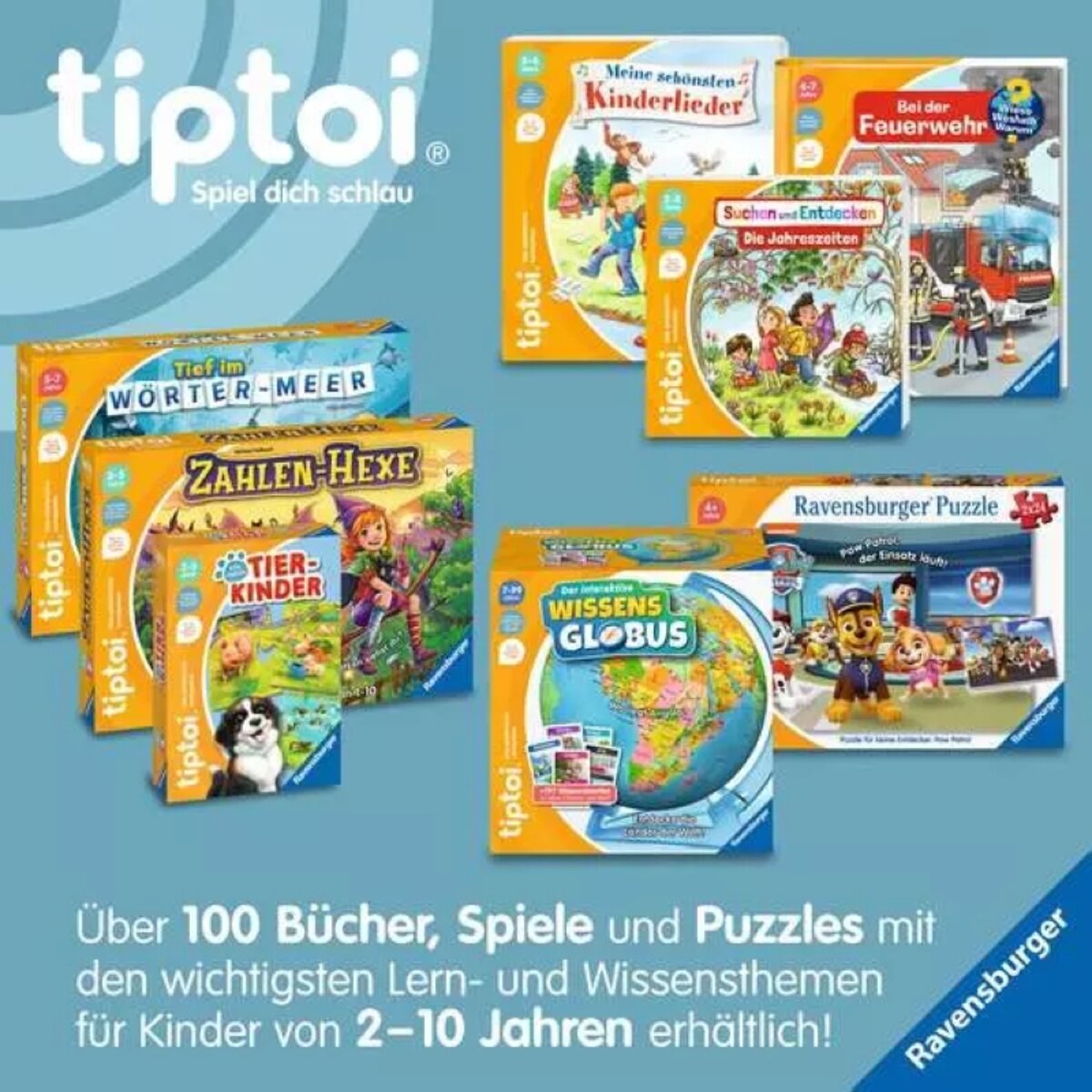 Ravensburger tiptoi Quiz Weltraum Reisespiel ab 6 Jahren Lernspiel