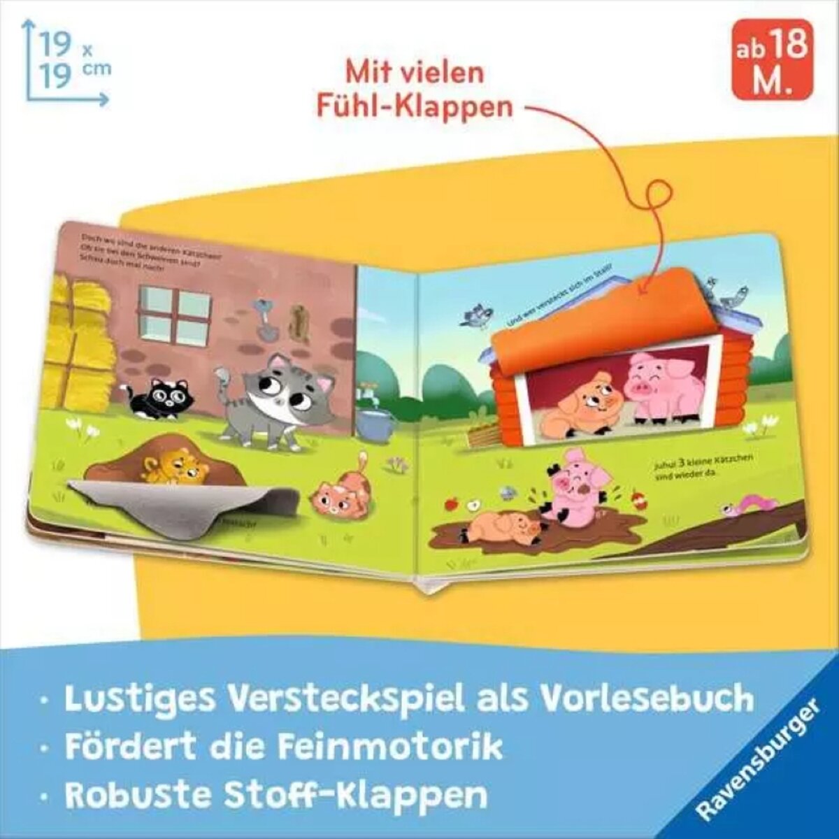 Ravensburger Kinderbuch Wo seid ihr kleine Kätzchen?
