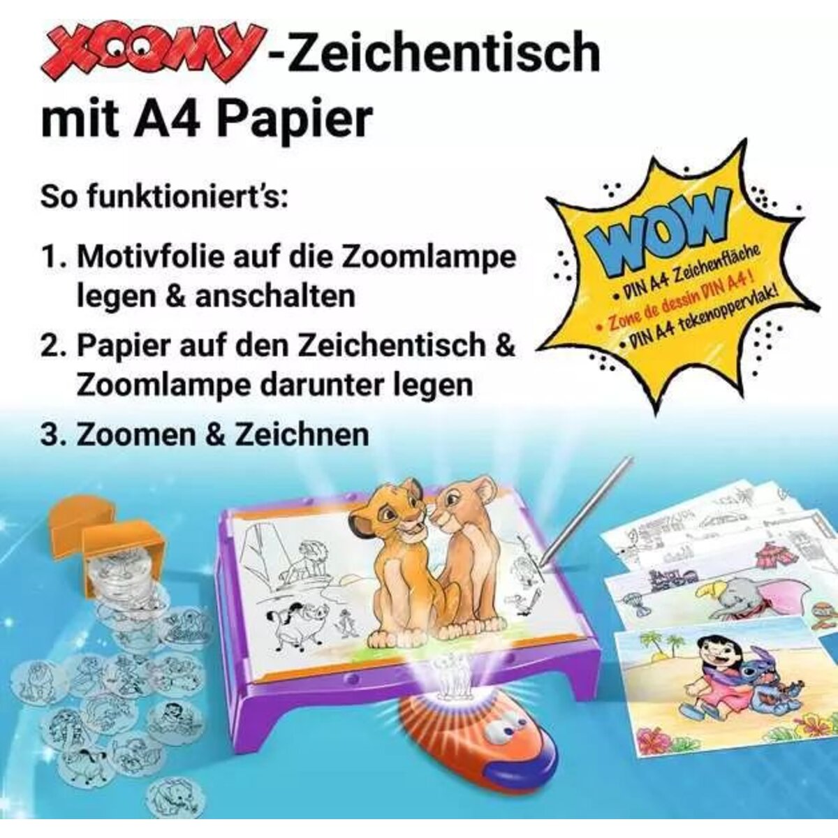 Ravensburger Xoomy Maxi Disney A4 Tisch