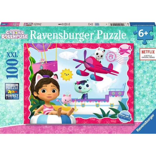 Ravensburger XXL Puzzle - Gabbys Dollhouse: Katzenabenteuer! 100 Teile