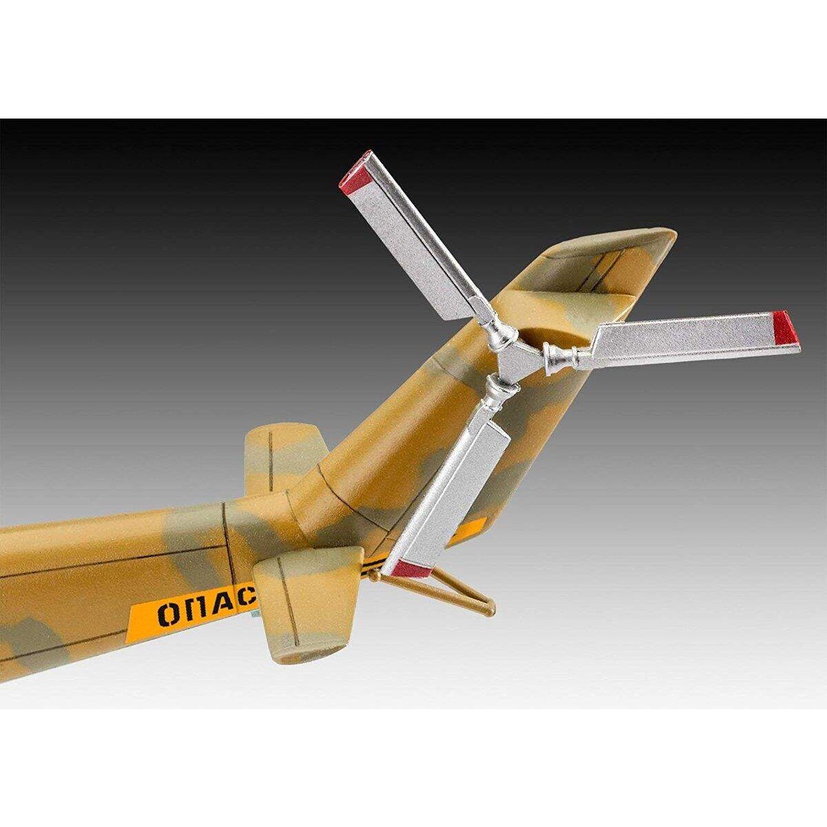 Revell Modellbausatz Hubschrauber Mil Mi-24D Hind in 1:100