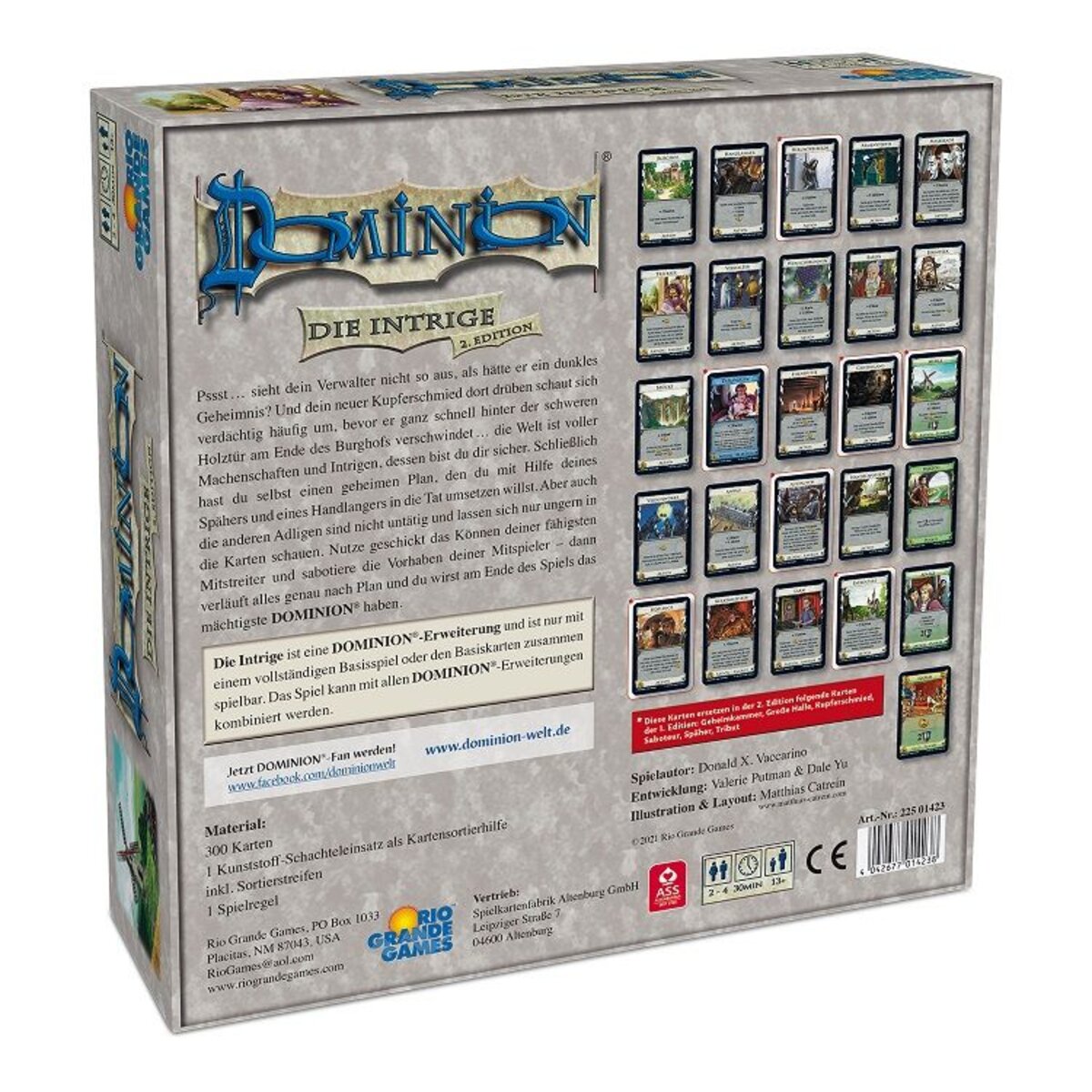 Rio Grande Games Dominion: Die Intrige Relaunch 2. Edition [Erweiterung]