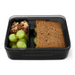 Satch Brotdosen Schwarz 14 x 17 x 6,5 cm besonders leicht und robust