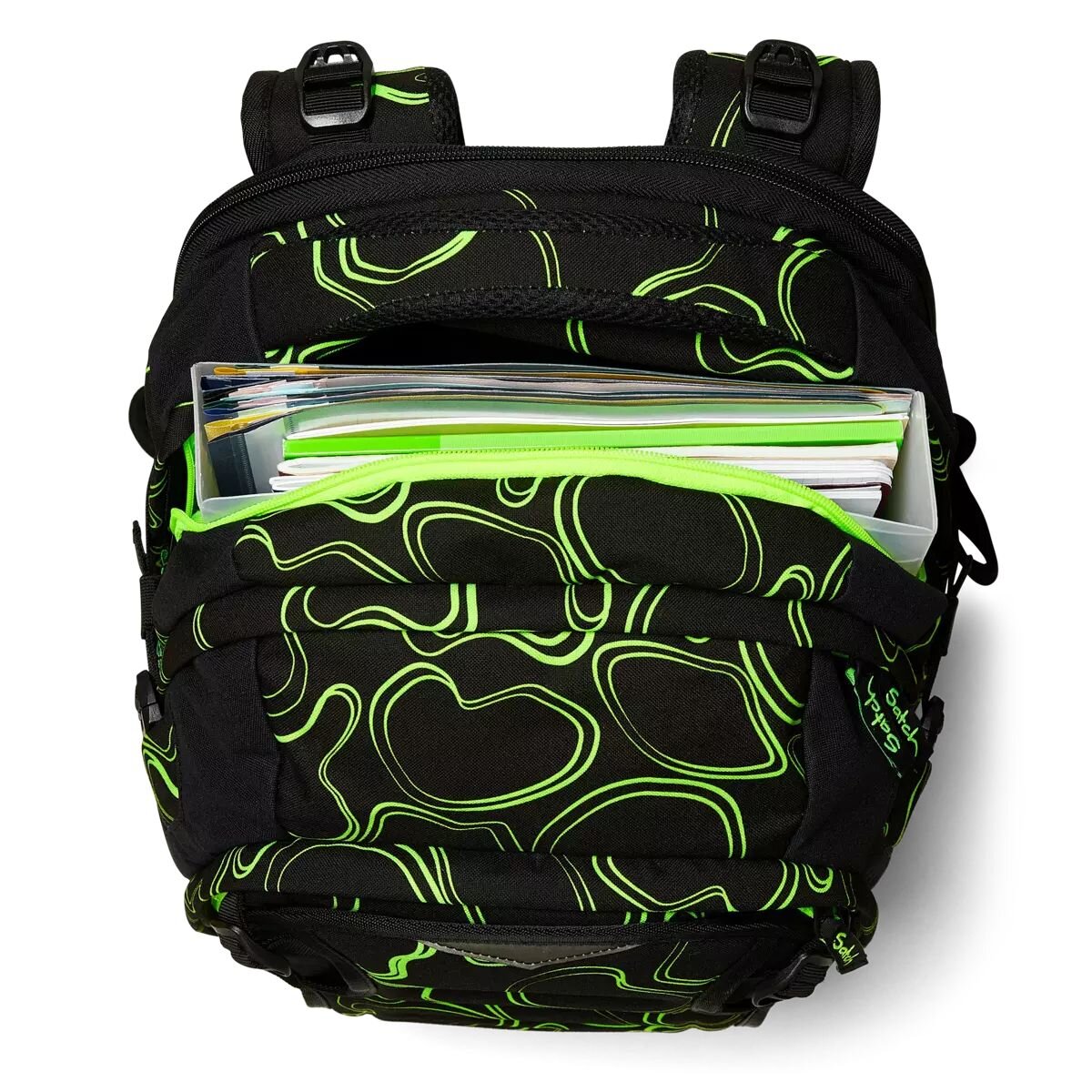 Satch MATCH Schulrucksack Green Supreme
