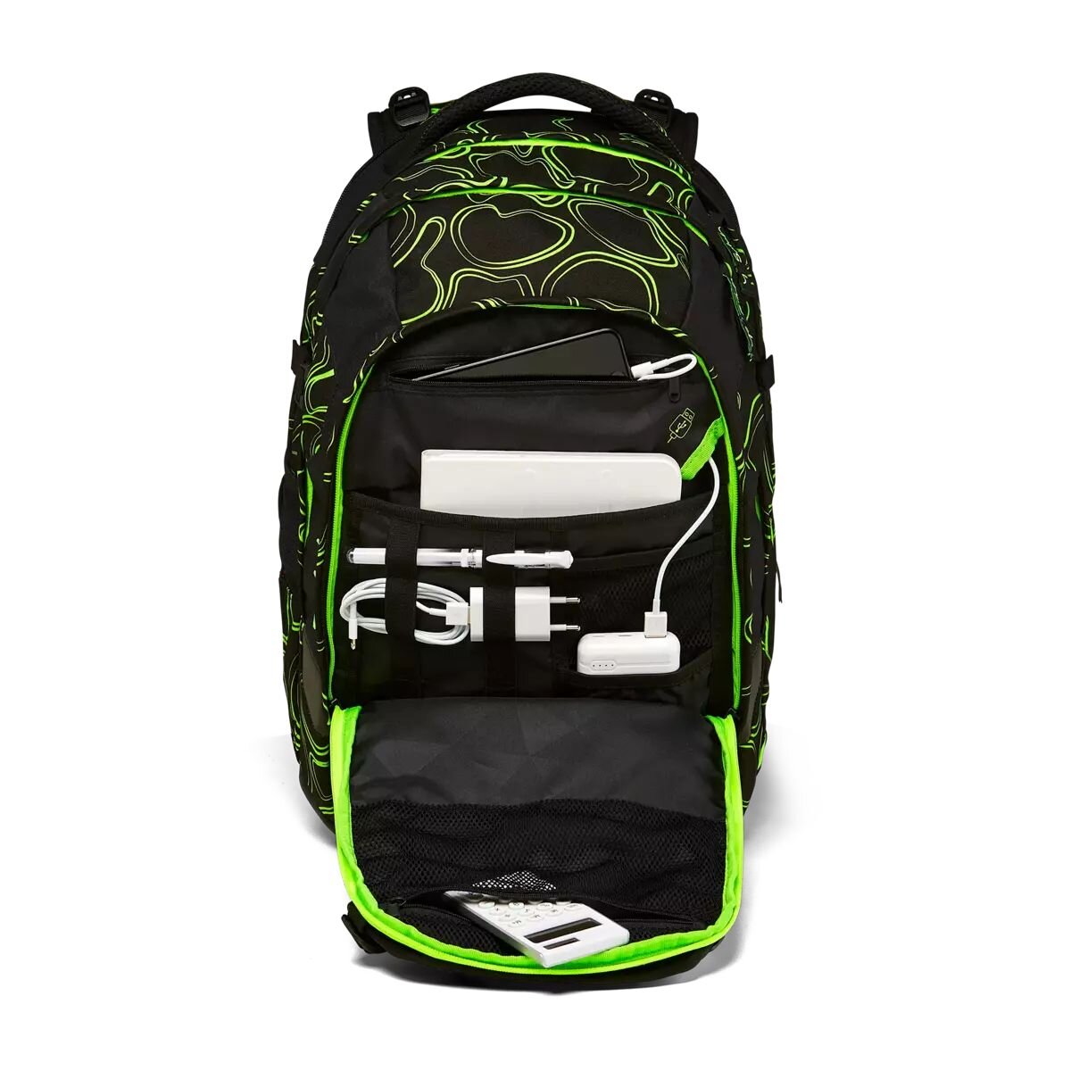 Satch MATCH Schulrucksack Green Supreme