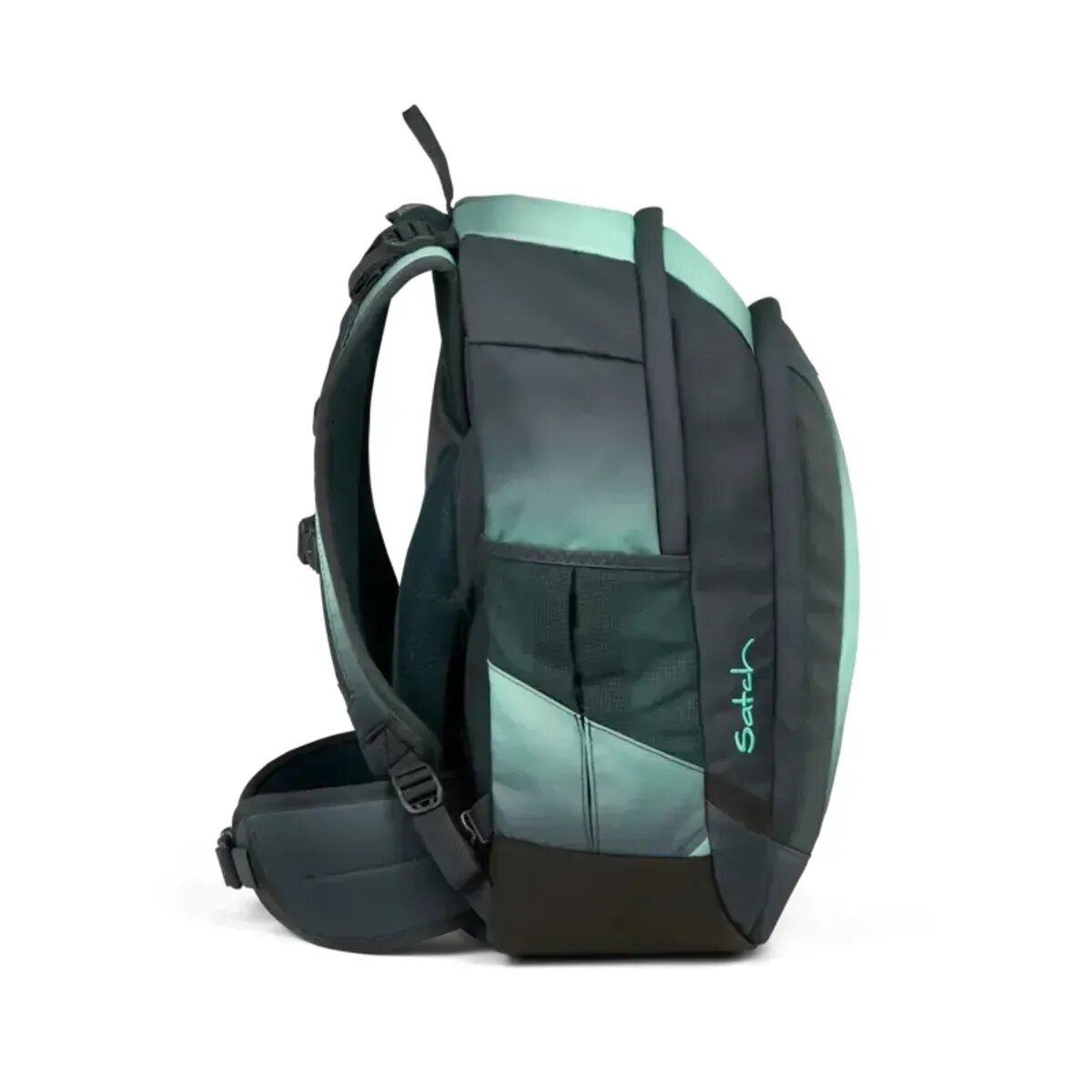 Satch Schulrucksack air Gradient Mint 26 Liter grau türkis