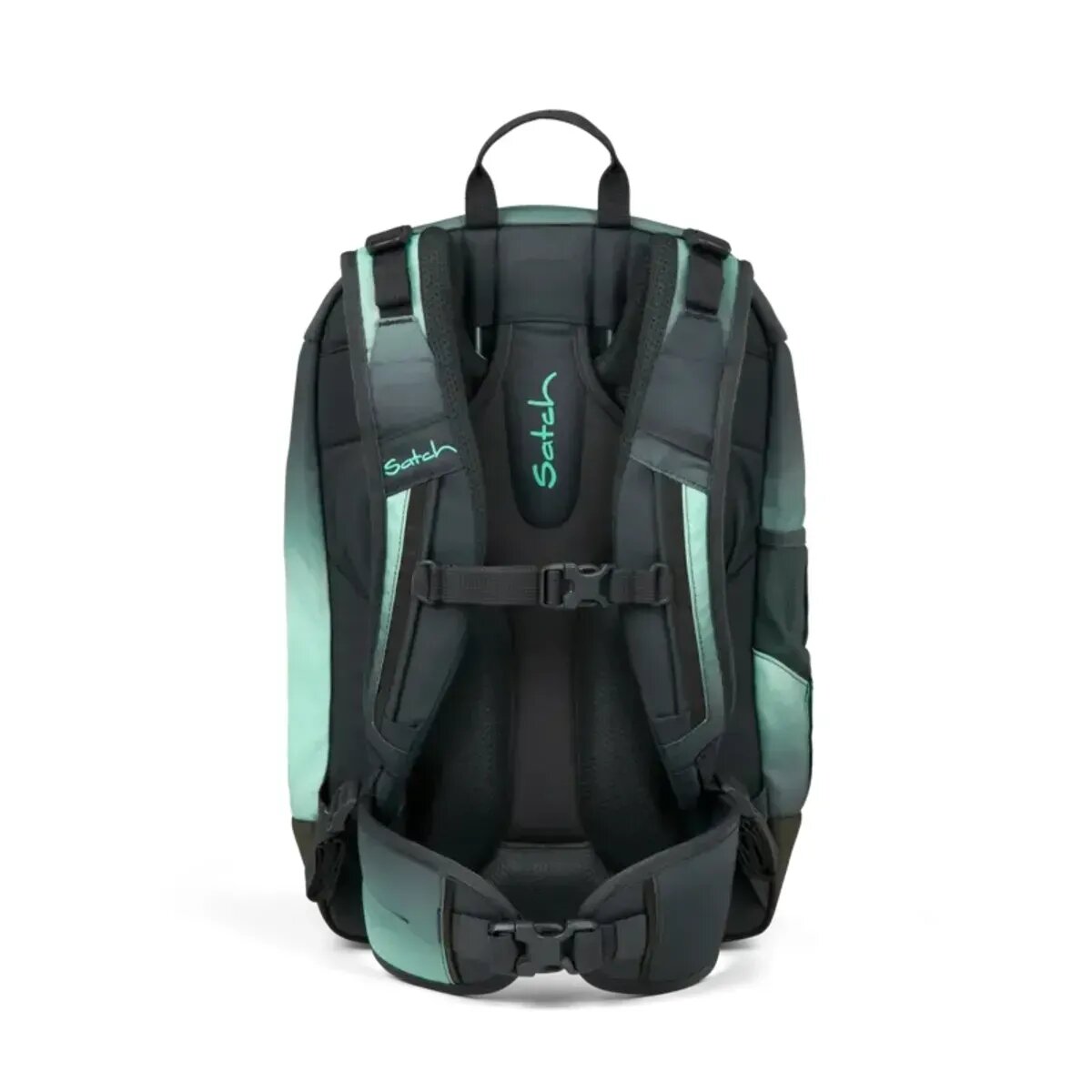 Satch Schulrucksack air Gradient Mint 26 Liter grau türkis