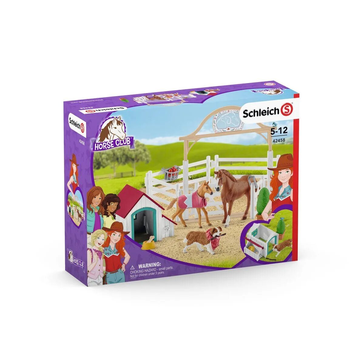 schleich® HORSE CLUB 42458 Hannahs Gastpferde mit Hündin Ruby