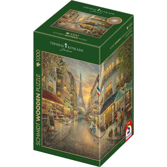Schmidt Spiele Holzpuzzle - Thomas Kinkade Studios: Malerisches Paris, 1000 Teile