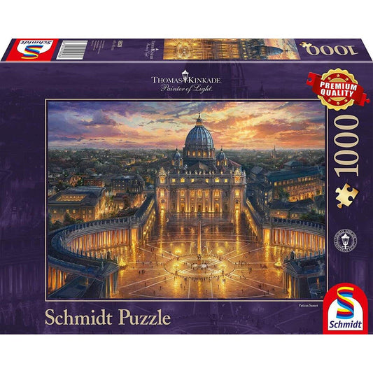 Schmidt Spiele Puzzle - Kinkade Vatikan, 1000 Teile