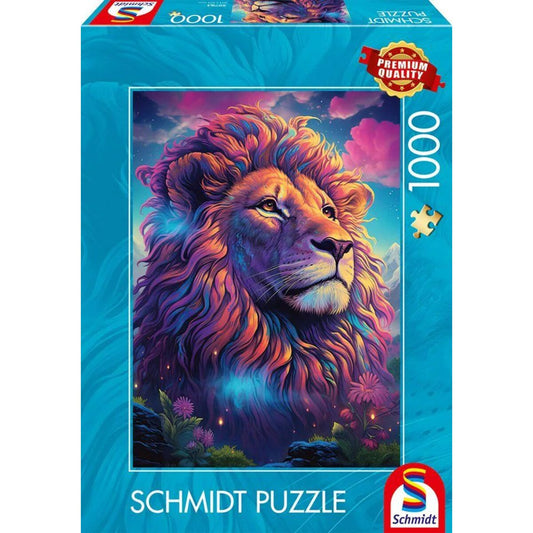 Schmidt Spiele Puzzle - Löwe im Farbenwind, 1000 Teile