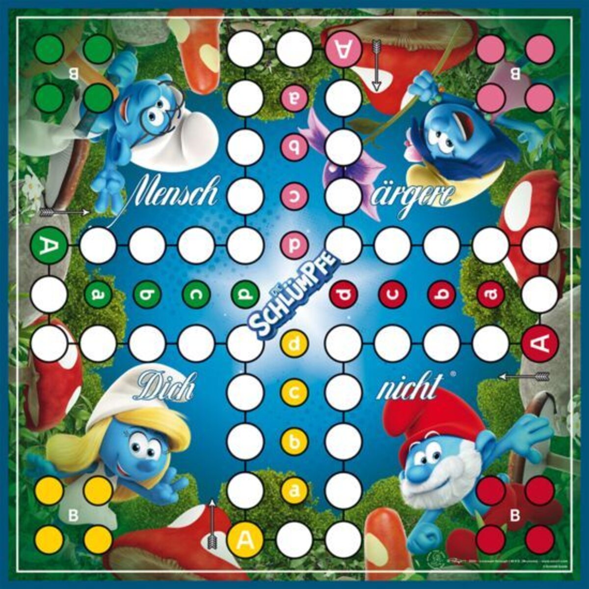 Schmidt Spiele Mensch ärgere Dich nicht®, Die Schlümpfe