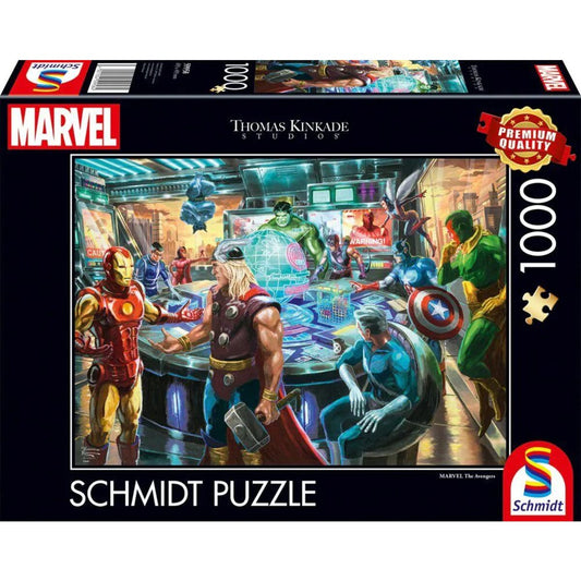 Schmidt Spiele Puzzle - Thomas Kinkade Studios: MARVEL - The Avengers, 1000 Teile