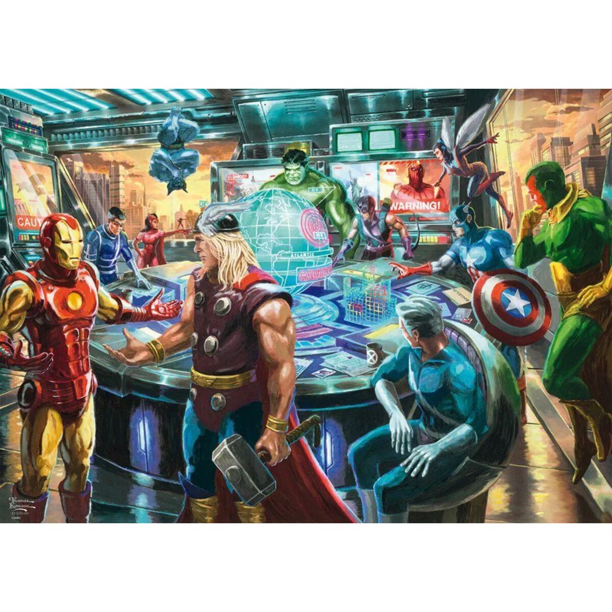 Schmidt Spiele Puzzle - Thomas Kinkade Studios: MARVEL - The Avengers, 1000 Teile