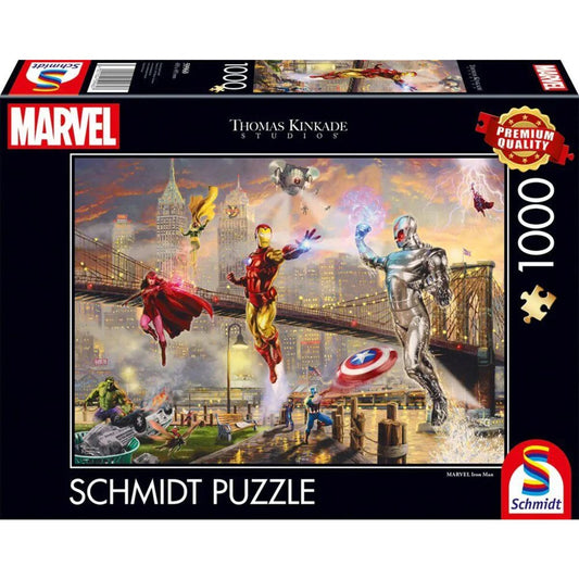 Schmidt Spiele Puzzle - Thomas Kinkade Studios: MARVEL - Iron Man, 1000 Teile