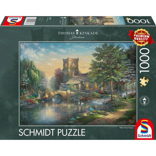 Schmidt Spiele Puzzle - Willow Wood Chapel, 1000 Teile
