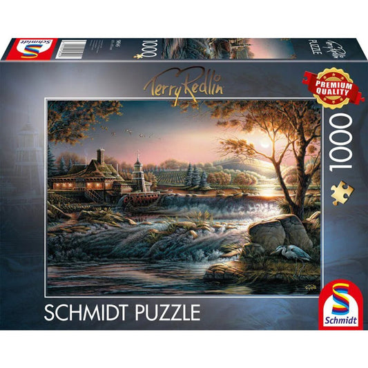 Schmidt Spiele Puzzle - Terry Redlin: Lichter in der Wildnis, 1000 Teile