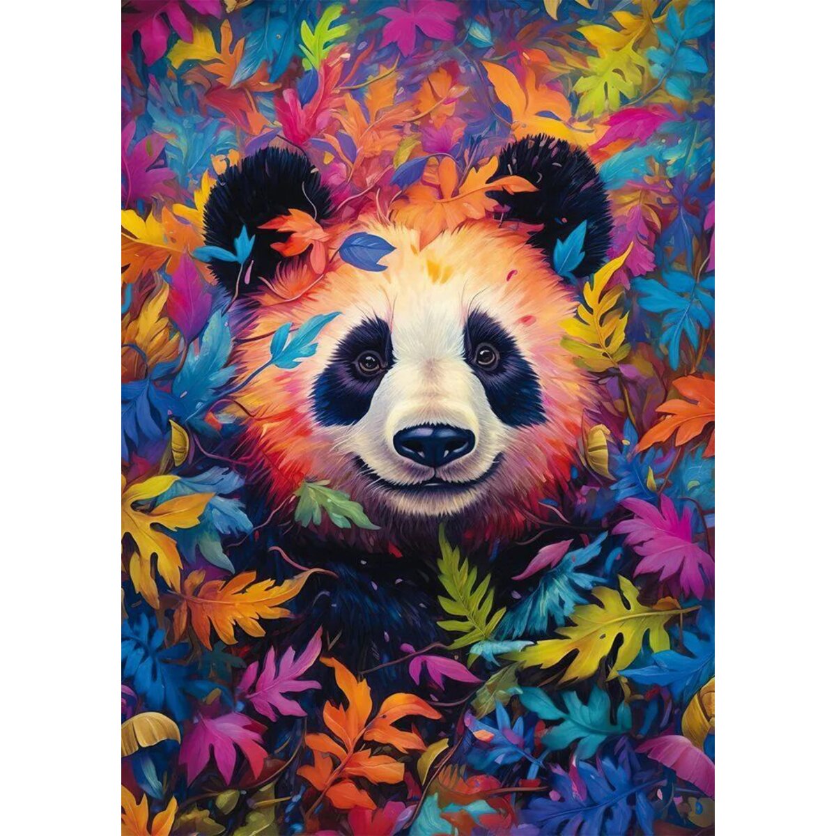 Schmidt Spiele Puzzle - Pandabär im Regenbogenwald, 1000 Teile