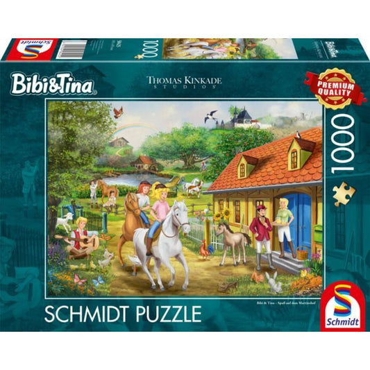 Schmidt Spiele Puzzle - Bibi & Tina, Spaß auf dem Martinshof, 1000 Teile