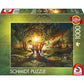 Schmidt Spiele Puzzle - Terry Redlin: Prächtiges Frühlingsleuchten, 1000 Teile