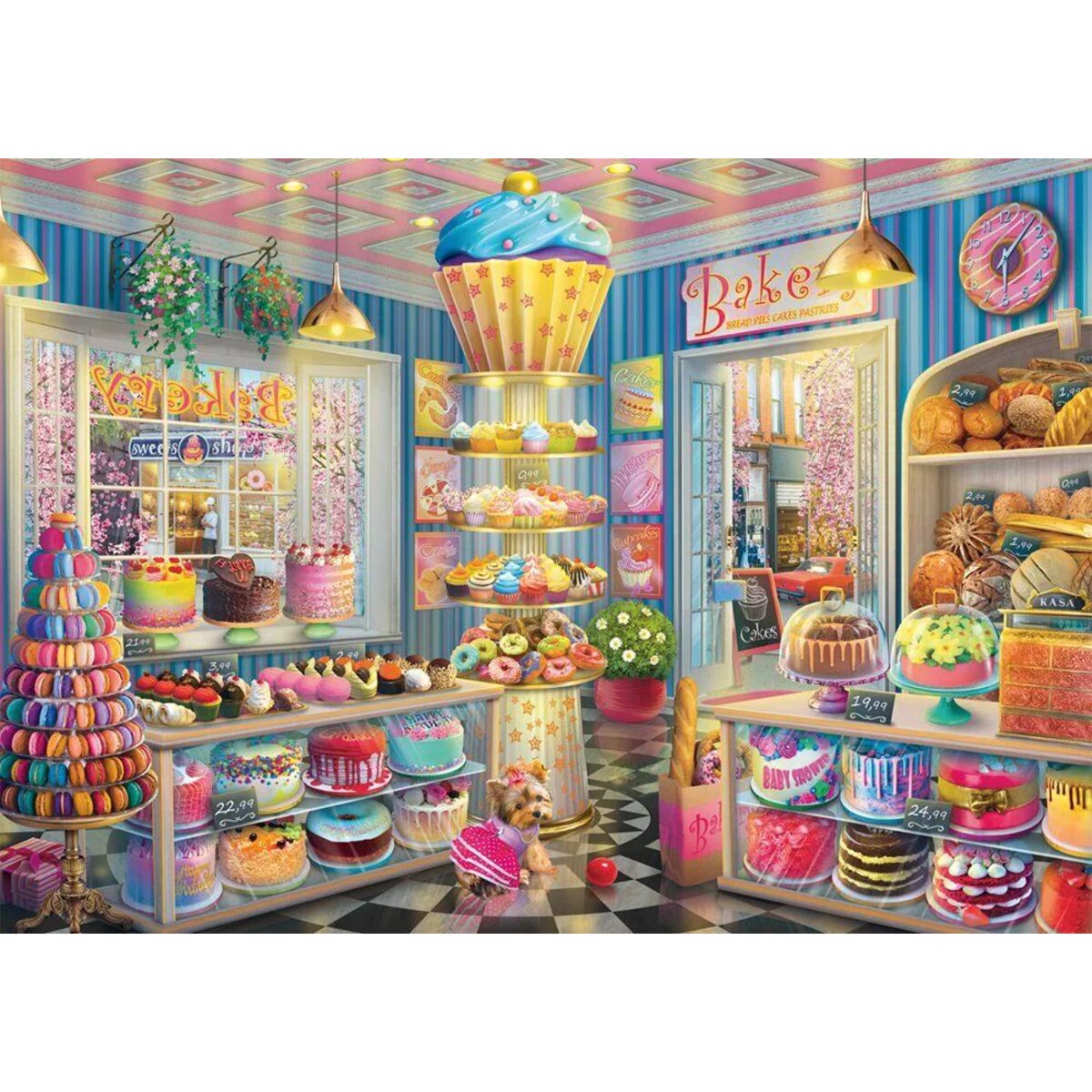 Schmidt Spiele Puzzle - Bunte Bäckerei, 1000 Teile