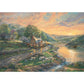Schmidt Spiele Puzzle -Thomas Kinkade Studios: Tagesanbruch im Emerald Valley, 1000 Teile