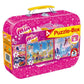 Schmidt Spiele Puzzle - Box im Metallkoffer Mia and Me, 4 Puzzle