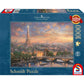Schmidt Spiele Puzzle - Thomas Kinkade Paris, Stadt der Liebe, 1000 Teile