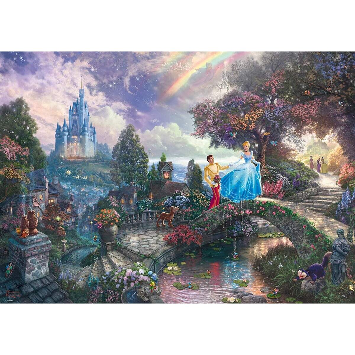Schmidt Spiele Puzzle - Thomas Kinkade Disney Cinderella, 1000 Teile