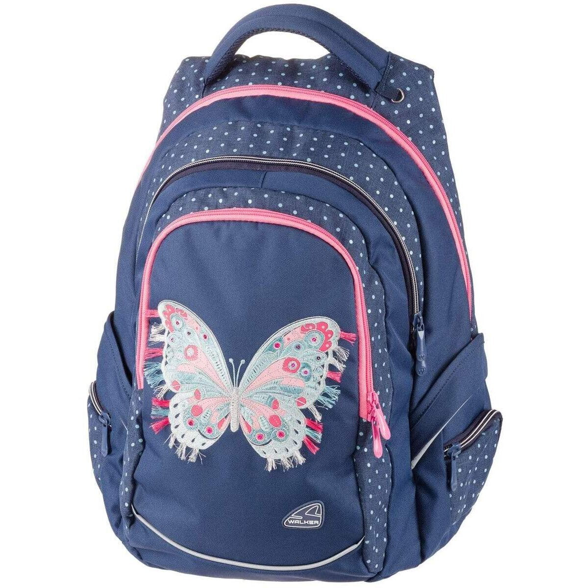 Schneiders Rucksack Fame Butterfly dunkelblau, 32 Liter